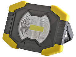 Прожектор LED 5W COB 120Lm + 100Lm(збоку) 6500K IP44 жовто-чорний/ LMP78 Лємансо (гарантія 180 днів)