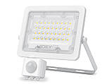 Прожектор LED F2e 30W 5000K з датчиком руху та освітленості 220V IP65 VL-F2e305W-S VIDEX, фото 3