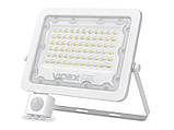 Прожектор LED F2e 50W 5000K з датчиком руху та освітленості 220V IP65 VL-F2e505W-S VIDEX, фото 3