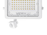 Прожектор LED F2e 50W 5000K з датчиком руху та освітленості 220V IP65 VL-F2e505W-S VIDEX, фото 5