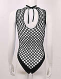 Спокусливий облягаючий боді-сітка - чорний One Size (4001162588658), фото 4