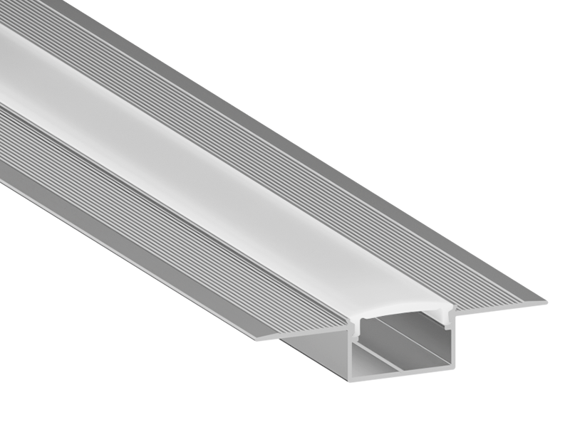 Алюмінієвий профіль для світлодіодної стрічки для гіпсокартона АЛ-64 3 метра під штукатурку LEDUA, фото 1