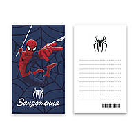 Запрошення Spiderman 7х12см