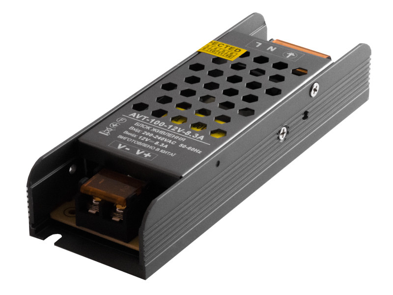Блок живлення 100W IP20 12V 2 роки гарантії
