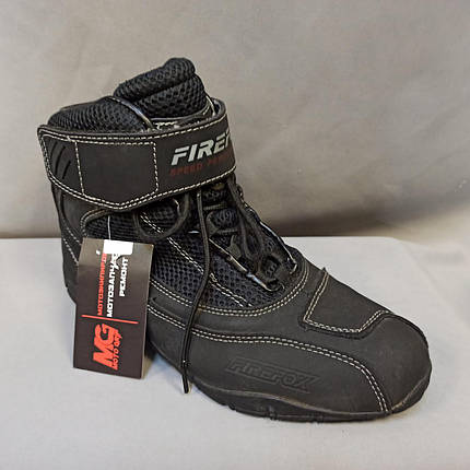 Мотоботинки FIREFOX б/у, кожа, фото 1