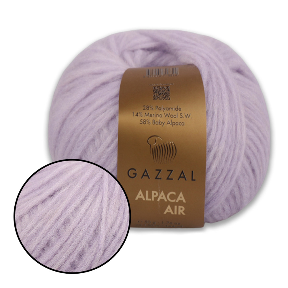 Gazzal Alpaca Air, Ранній бузок №89, фото 1