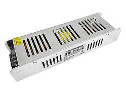 Блок живлення 240W 12V 20A STR-240 вузький OEM