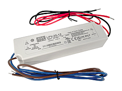 Блок живлення 35W-IP67 12V LPV-12-35 AC127-370V/DC 2 роки гарантії MEAN WELL