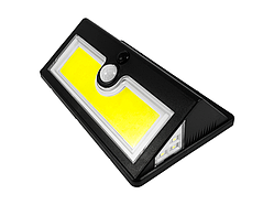 Підсвітка для стіни COB 5W 176LM IP65 6500К з датчик руху і сонячна батарея + акум LM33004 Лємансо