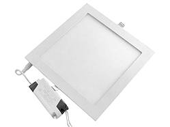 Світильник світлодіодний врізний DownLight 18w квадратний 2700к