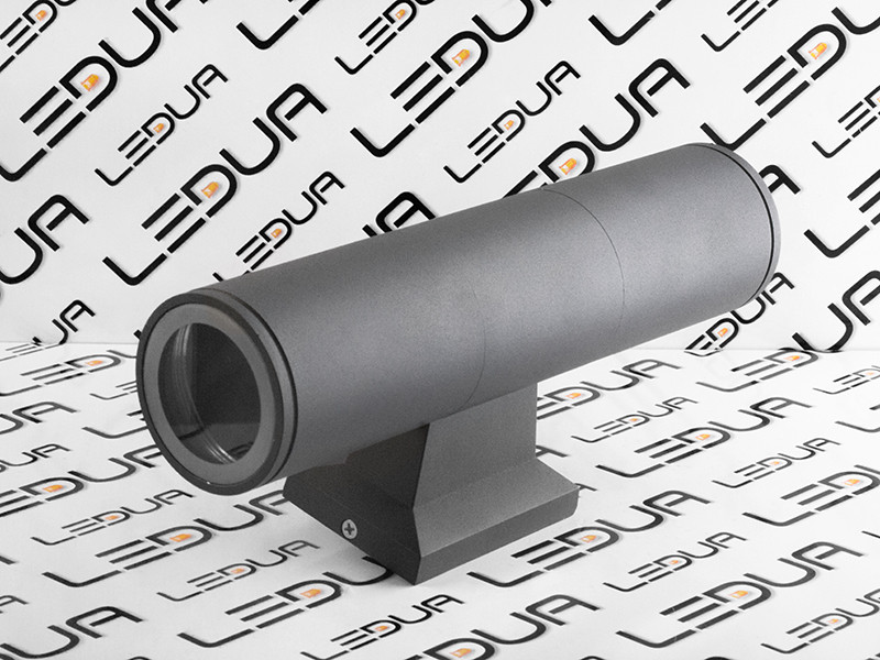 Світильник світлодіодний вуличний настінний 2*G45/A60 15Вт IP65 сірий 1м кабелю LM995 Лємансо