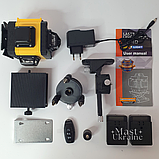 Лазерний рівень 4D 16-лінійний зелений Нівелір Dw-01, фото 8