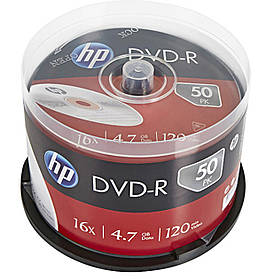 Диск DVD-R 4.7GB 16X 50 шт Spindle HP 69316