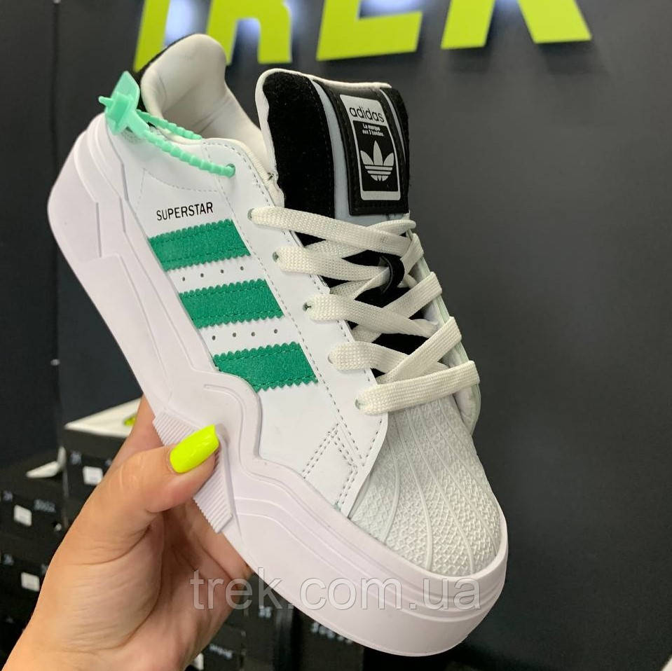 Кросівки біло-зел. /23704/ 36р, фото 1