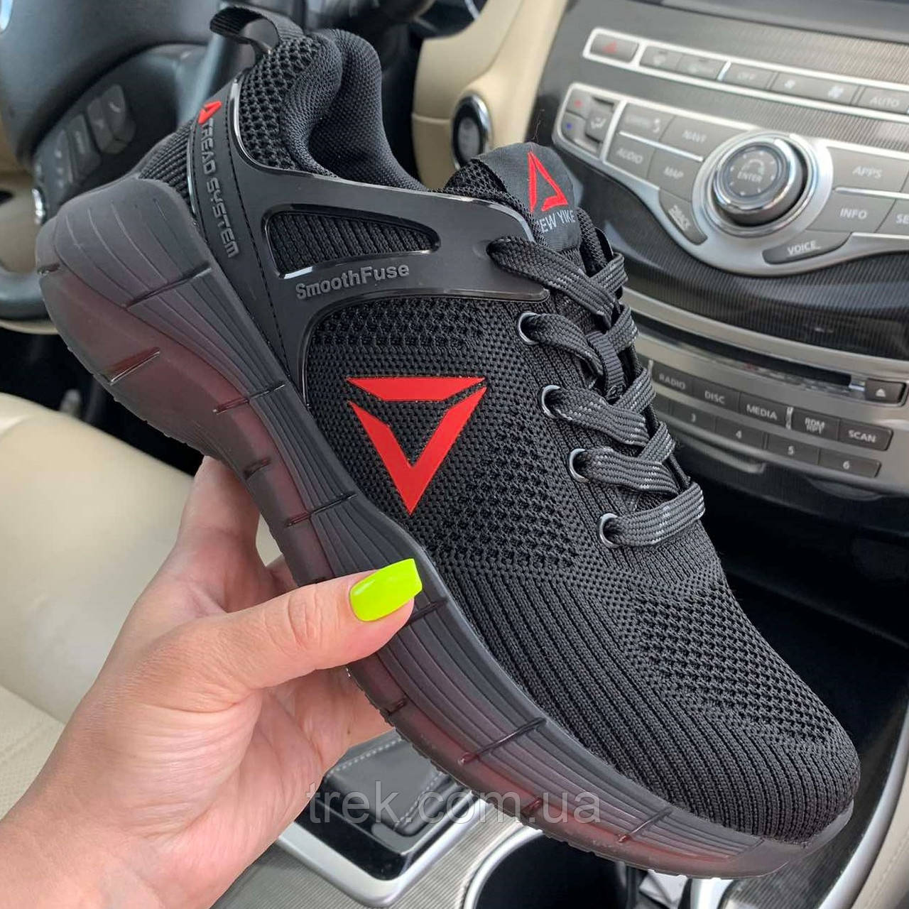 Кросівки текстильні чорні /10660/-42р, фото 1