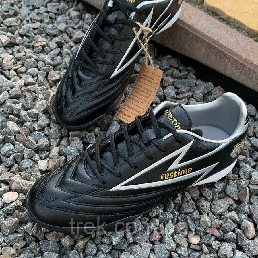 Взуття для футболу чоловічі чорні /сороконіжки/10699/-44р, фото 1