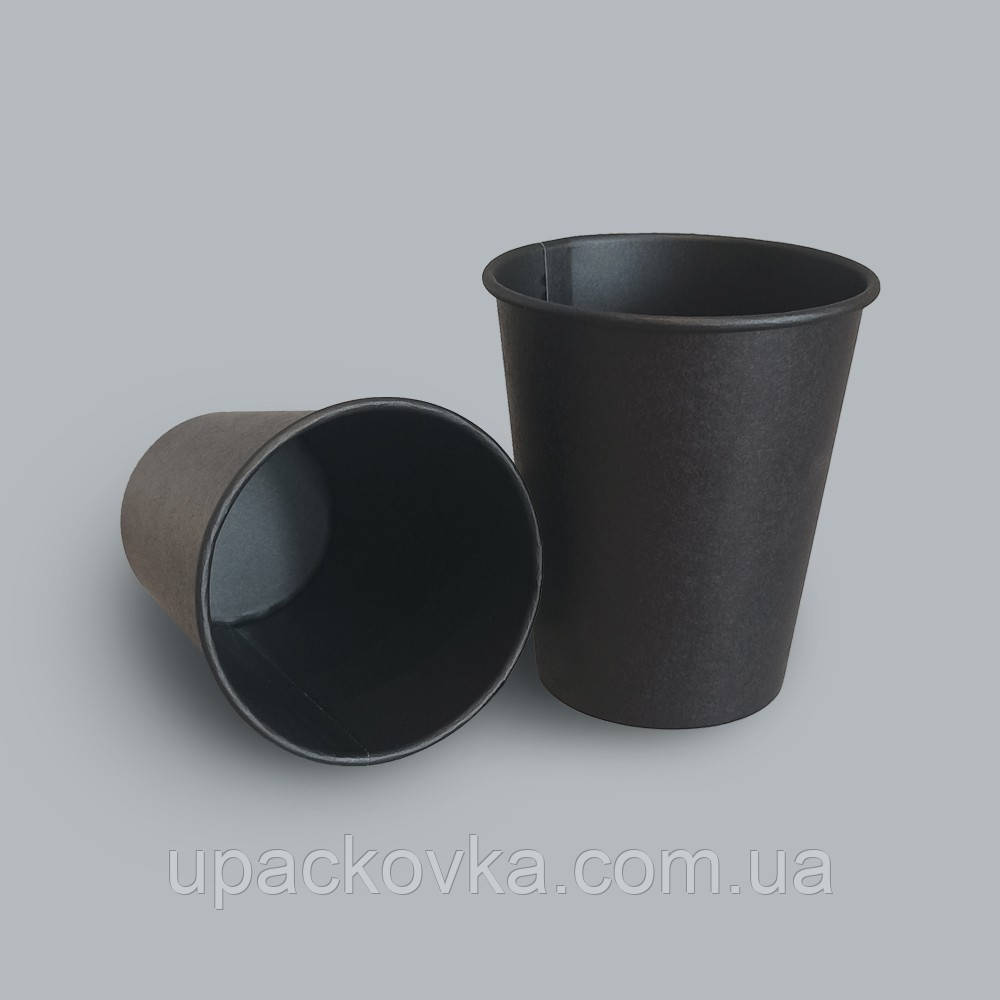 Стакан паперовий Black in Black 110 мл, 50 шт/уп; 48 уп/ящ