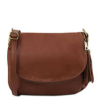 Жіноча шкіряна сумка на плече Tuscany Leather Bag TL141223 (Cinnamon)