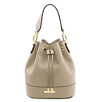 Жіноча сумка — відро TL142146 (bucket bag) від Tuscany (Світлий сіро-коричневий)