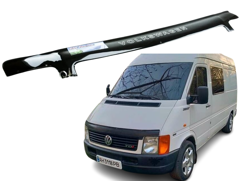 Дефлектор капота на Volkswagen LT II 1996-2006 AV-Tuning. Мухобійка на Volkswagen LT