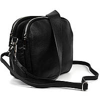 Шкіряна жіноча сумка Virginia Conti Italy — VC02807black