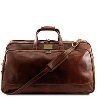 Шкіряна дорожня сумка на колесах — Великий розмір Tuscany Leather Bora Bora TL3067 (Коричневий)