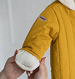 Зимовий дитячий комбінезон із мембрани Iceberg зріст 62 см (1 - 3 місяці) Kid's Fantasy Гірчичний, фото 3