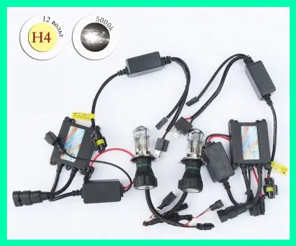 Ксенон автомобільний повний комплект H4 12v 5000k KVANT біксенонові лампи