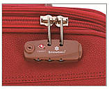 Валіза Snowball ручна поклажа S екошкіра червона 55х37х20см/35л/2.5кг, фото 2