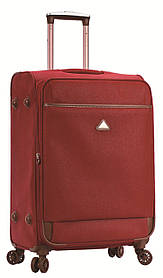 Валіза Snowball середня M екошкіра червона 67х43х25(+5)см/77л/3.6кг