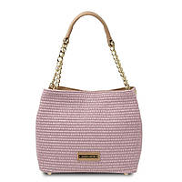 Жіноча шкіряна сумка-відро Tuscany Bucket Bag TL142208 (Ліловий)