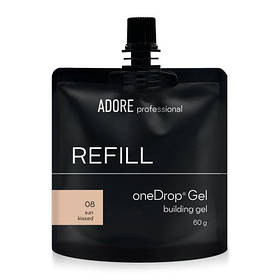 Adore наповнювач для помпи Оne Drop Gel №08 – sun kissed, бежевий з мікроблиском, 60 грам