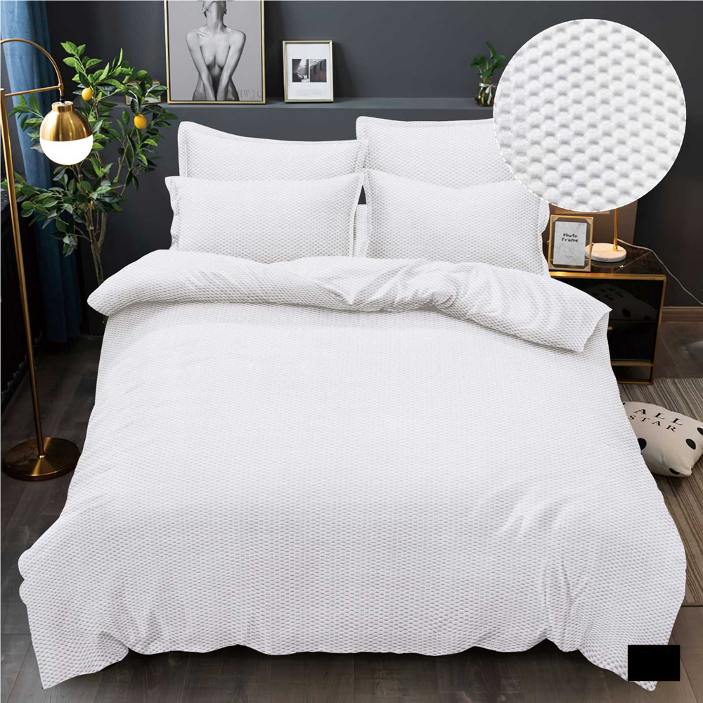 Біла постільна тканина однотонна 220 см поліестер Мікрофібра пресована синтетична TIS-F1 у рулоні 100 м