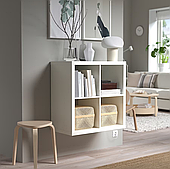 СТЕЛЛАЖ білий MS233 сумісний з аксесуарами IKEA KALLAX