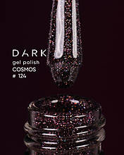 Dark gel polish (Cosmos) 124, 6 ml