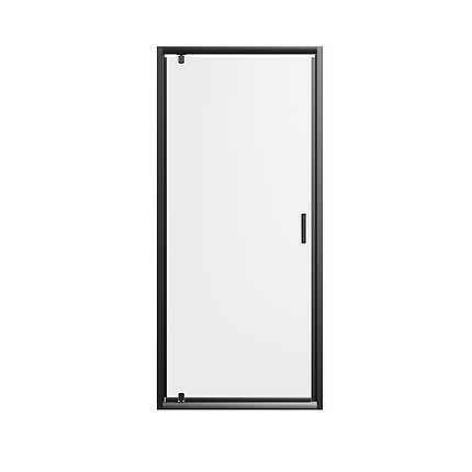Скляні душові двері AVKO Glass RDJ29, 90х190 Black, фото 3