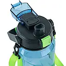 Пляшка для води Kite 1500 мл Синя K24-1202-1, фото 4