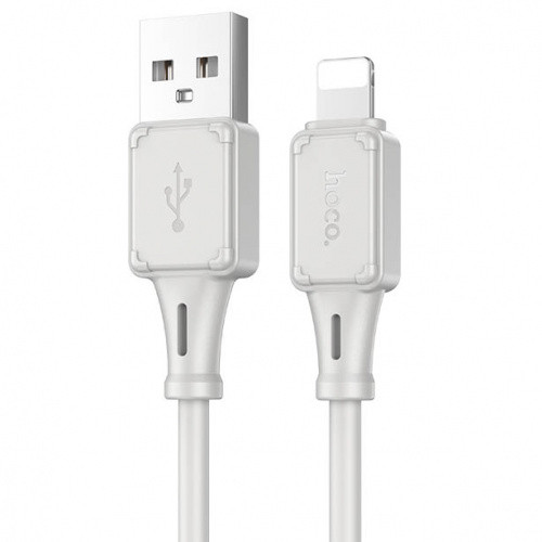 Кабель Hoco X101 Silicone USB - Lightning 2.4A/1m (Сірий)
