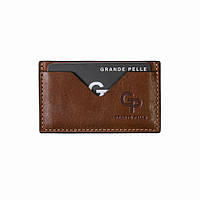 Кардхолдер Grande Pelle 300623 теракотова шкіра гладка
