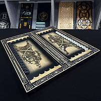 Нарди дерев'яні ручної роботи Тризуб 60×28 подарункові, фото 8