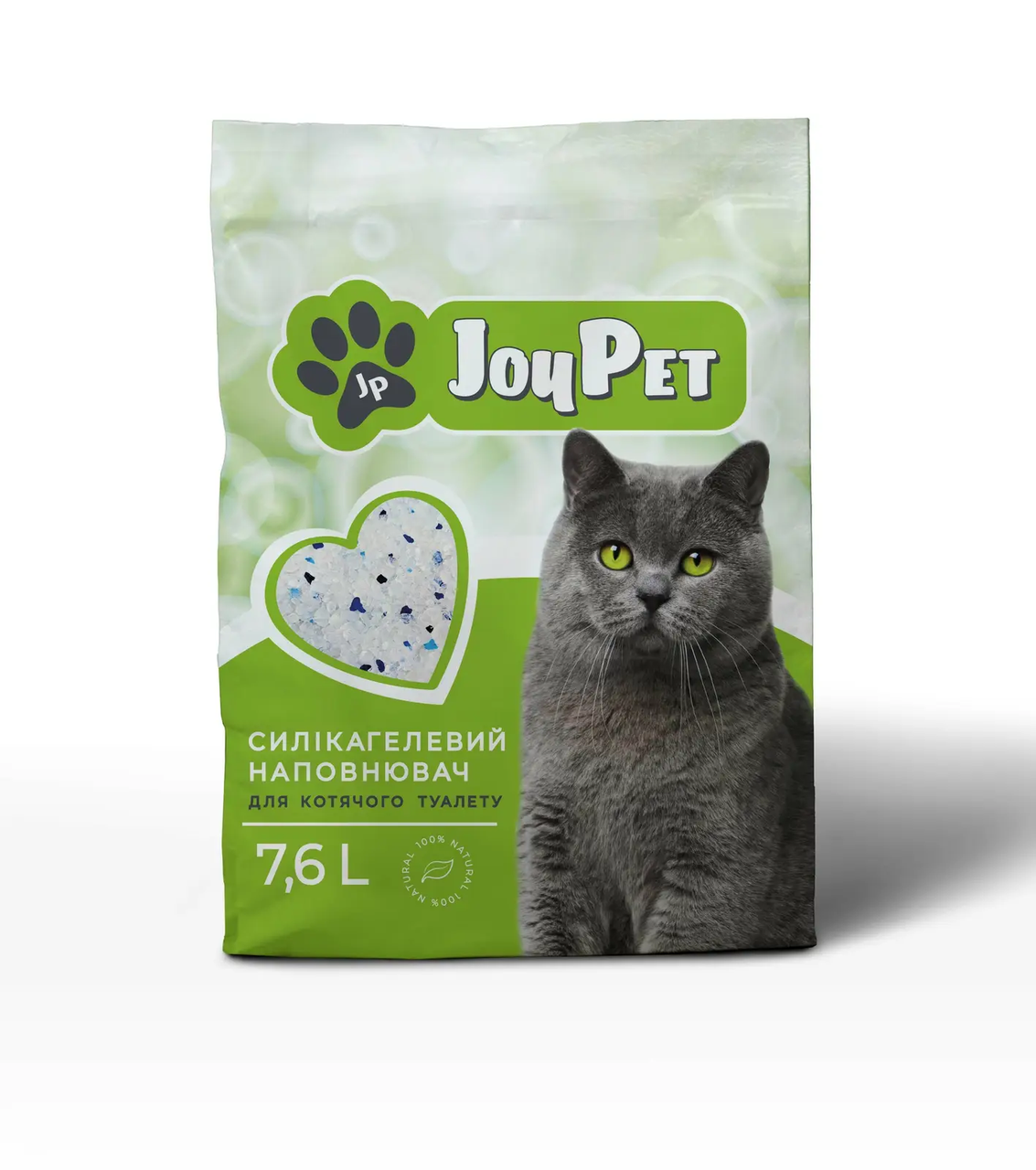 Силікагелевий наповнювач JoyPet (Джой Пет) для котячих туалетів, 7.6 л