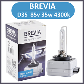 Автомобільна ксенонова лампа D3S 85v 35w 4300k "BREVIA" 1 шт