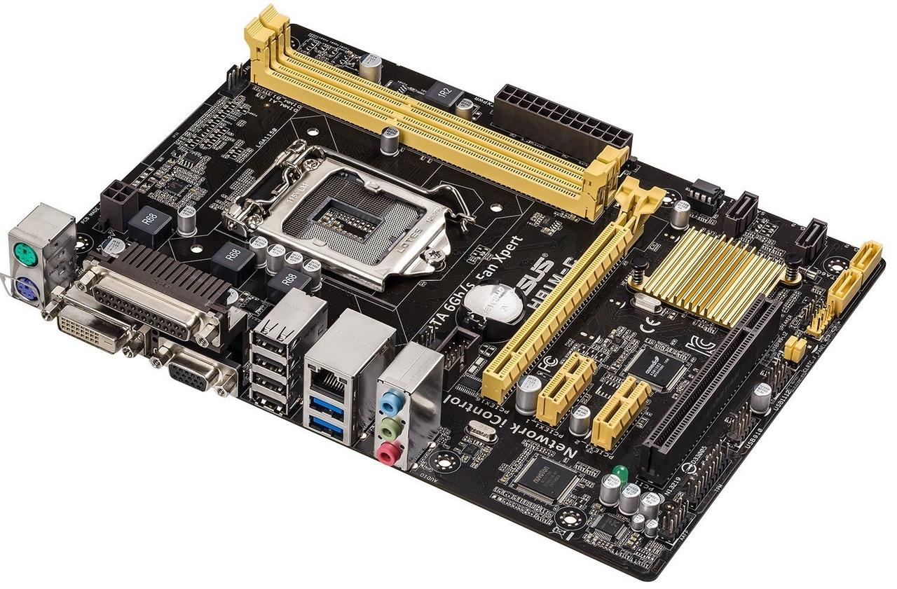 Материнська плата s1150 Intel H81 GM 2*DDR3 Asus H81M-C mATX б/у