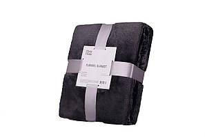 Плед Ardesto Flannel 160х200см 100% поліестер темно-сірий (ART0210SB)
