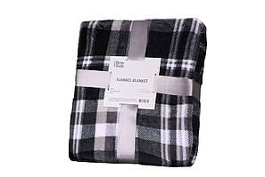 Плед Ardesto Flannel 160х200см 100% поліестер клітинка сірий (ART0101PB)