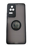 Накладка "Ring Case 3in1" Xiaomi Redmi K40S\Poco F4 Black, фото 2