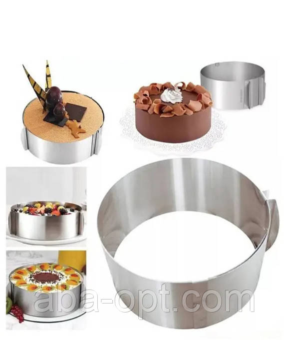 Форма розсувна з розміткою Н 15 см Коло (шт), фото 1