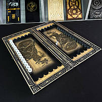 Нарди дерев'яні подарункові Герб 60×28см нарди довгі та нарди кокроткі, фото 9