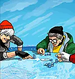 Настільна гра Сніговик з кубиків (Snowman Dice), фото 8