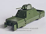 Масштабна модель вітчизняного 2-х осного броневагону PL-43,(башта 1942р) масштабу 1:87, фото 2